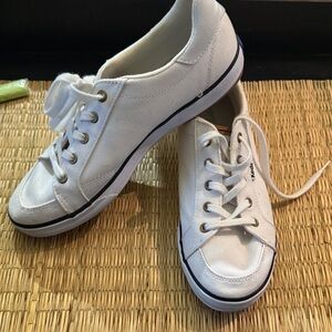Keds Classic White Lace-Up Sneakers